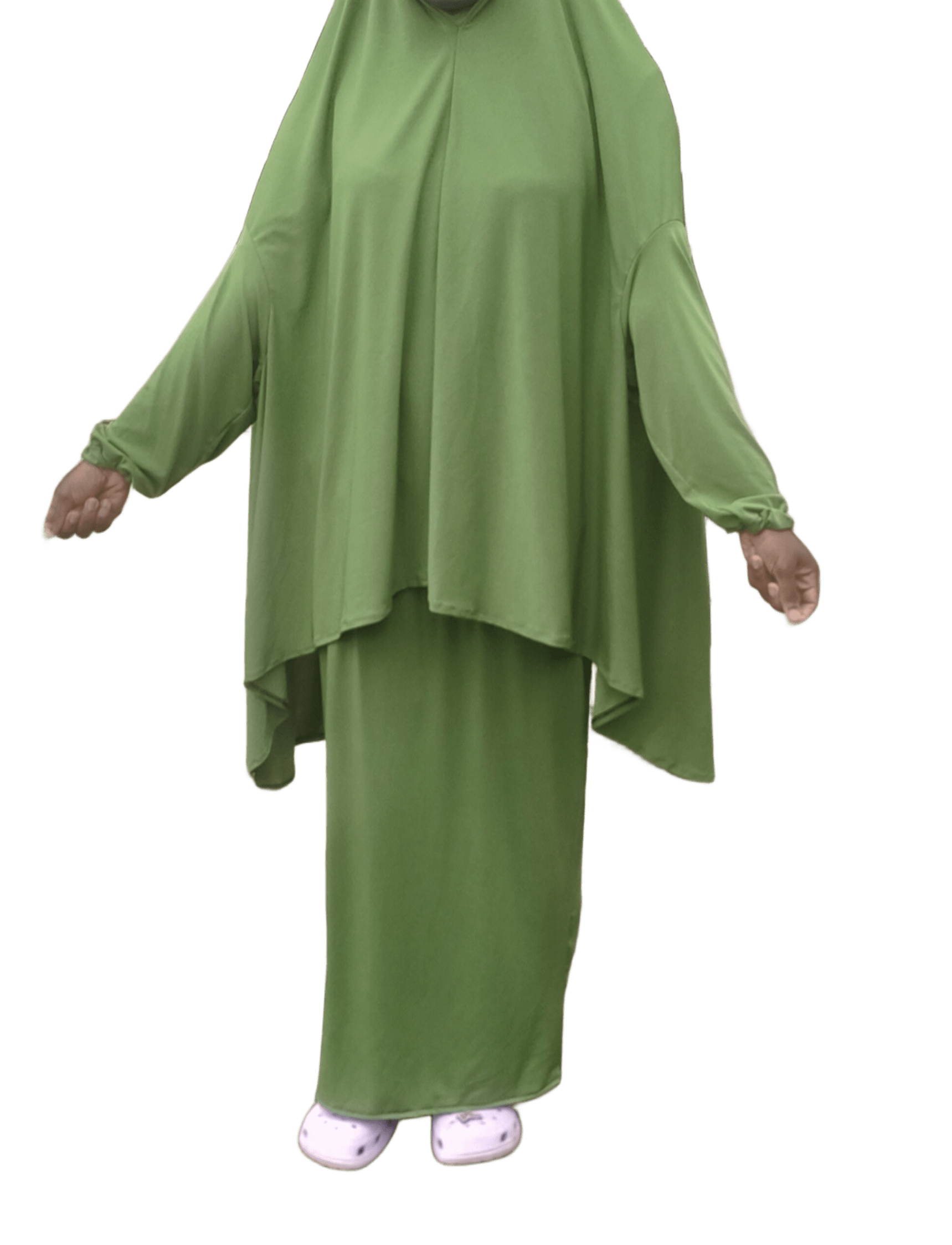 Adult Female Salah Set — Slinky Burka + Sleeveless Dress