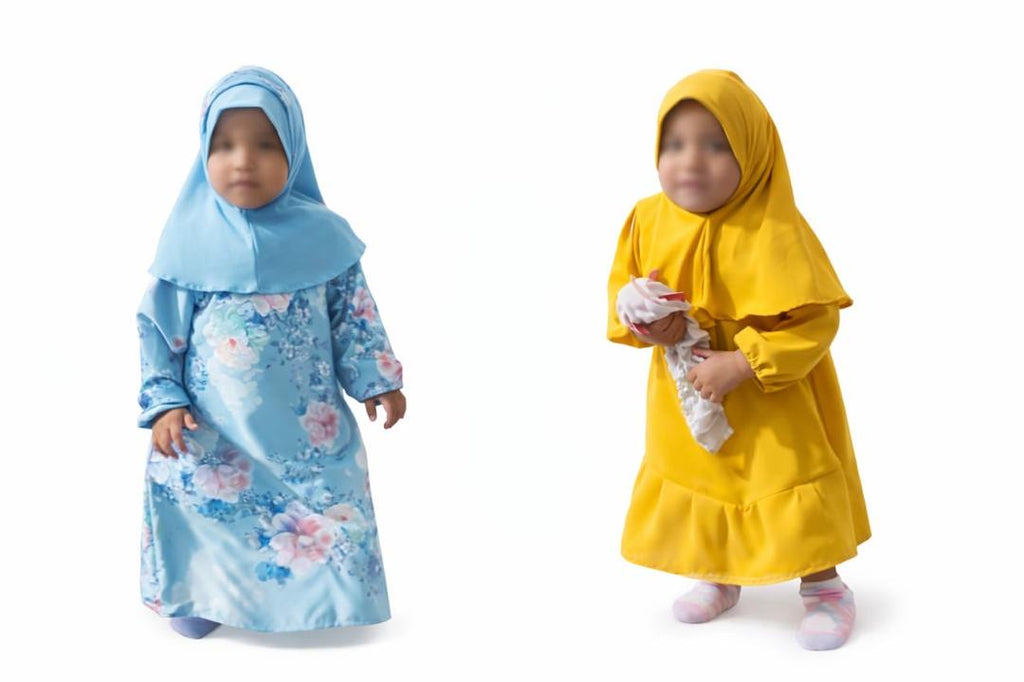 Baby & Toddler Slinky Burka & Abaya Set