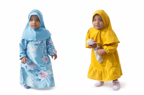 Baby & Toddler Slinky Burka & Abaya Set